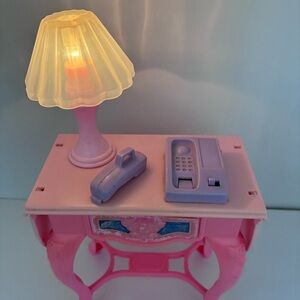 Vintage Barbie ‘Pink Sparkles Fun Phone Center’ WORKS: see video